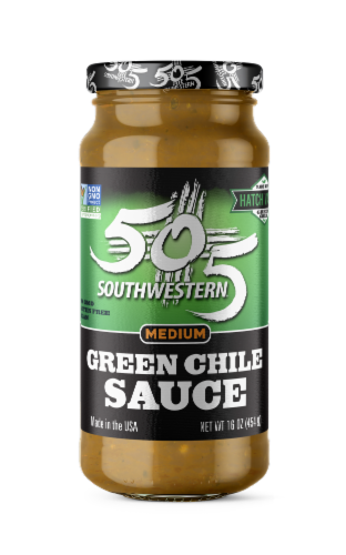 505 Southwestern® Medium Green Chile Sauce Perspective: front