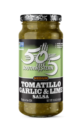 505 Southwestern® Medium Tomatillo Garlic & Lime Salsa Perspective: front