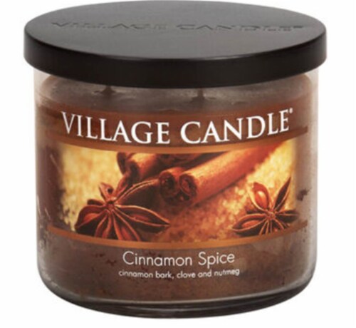 Village Candle Cinnamon Spice Bowl Candle Perspective: front