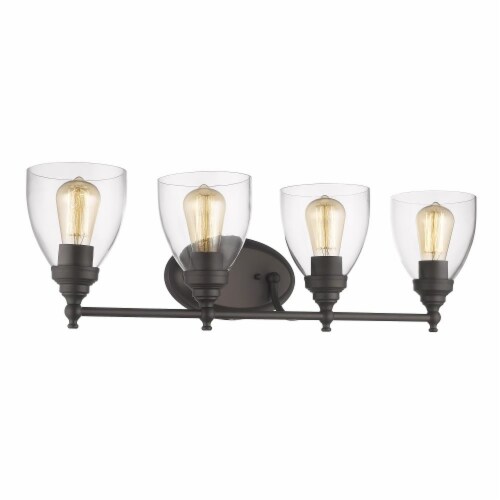Chloe Lighting CH2S004RB30-BL4 Elissa Transitional 4 Light Rubbed Bronze Bath Vanity Light Cl Perspective: front
