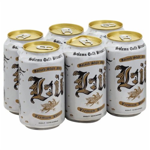 Solemn Oath Brewery Lu Kolsch-Style Ale Perspective: front