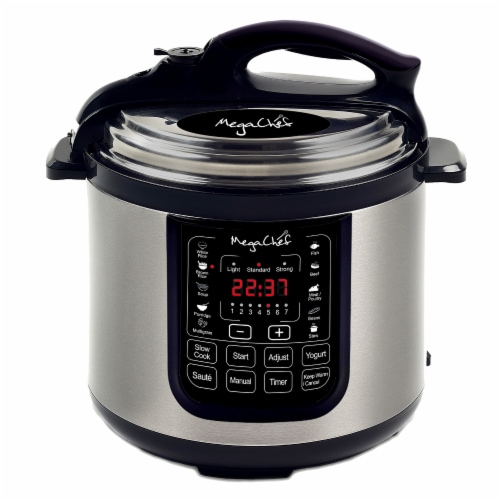 Megachef 8 Quart Digital Pressure Cooker with 13 Pre set Multi Function Features One Size Fry s Food Stores