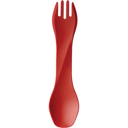 Humangear 700130 Gobites Uno Spork, Red Perspective: front