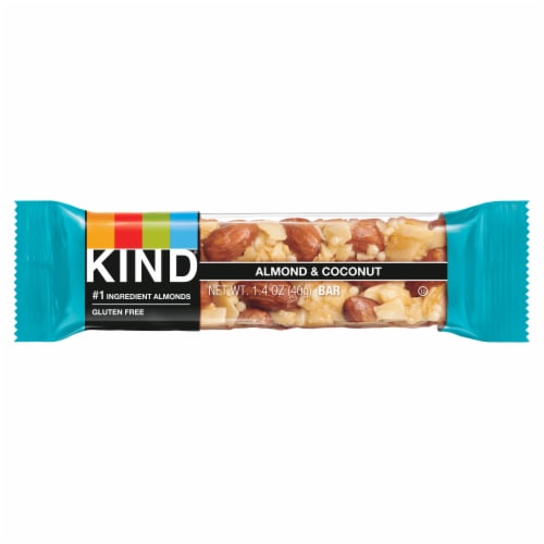 KIND Almond & Coconut Fruit and Nut bars Perspective: front
