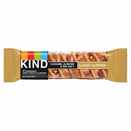 KIND Gluten Free Caramel Almond and Sea Salt Healthy Snack Bar