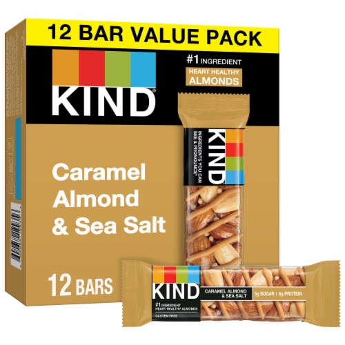 KIND Gluten Free Caramel Almond & Sea Salt Snack Bars