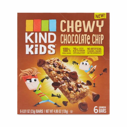 KIND Kids Chewy Chocolate Chip Granola Bars Perspective: front