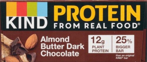 KIND® Almond Butter Dark Chocolate Protein Bars Perspective: front
