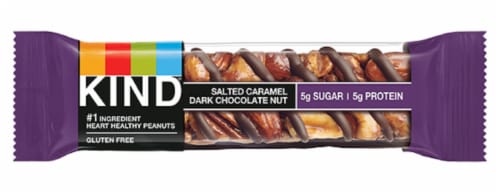 KIND Salted Caramel Dark Chocolate Protein Nut Bars Perspective: front