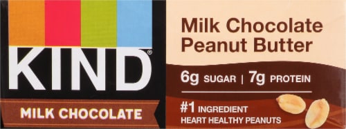 KIND Milk Chocolate Peanut Butter Bars Perspective: front