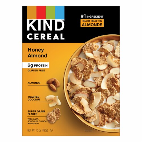 KIND® Honey Almond Cereal Perspective: front