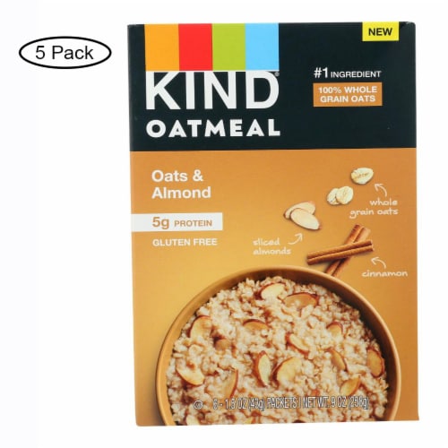 KIND® Oatmeal Oats & Almond Perspective: front