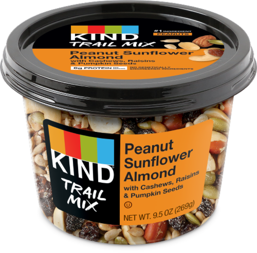 KIND® Peanut Sunflower Almond Trail Mix Perspective: front