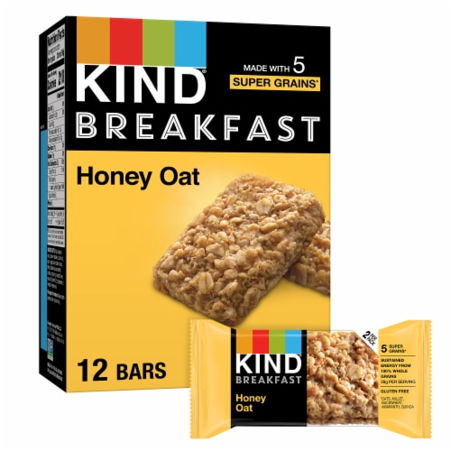 KIND Breakfast Gluten Free Honey Oat Breakfast Bars