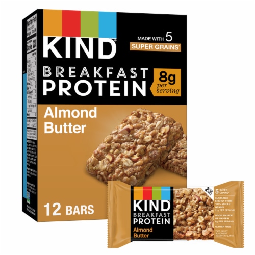 KIND Breakfast Protein Gluten Free Almond Butter Breakfast Bars