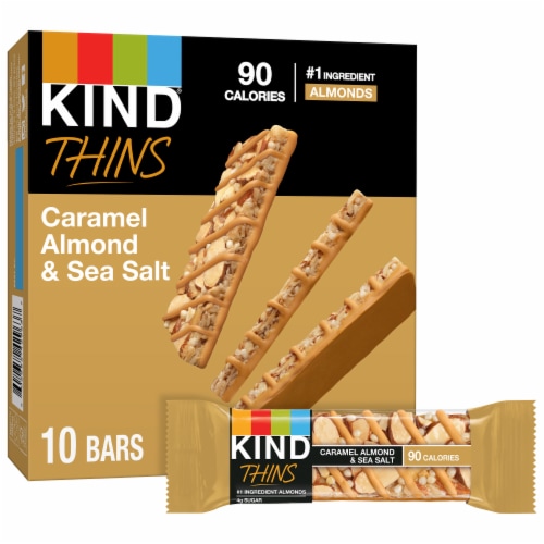 KIND THINS Gluten Free Caramel Almond & Sea Salt Bars