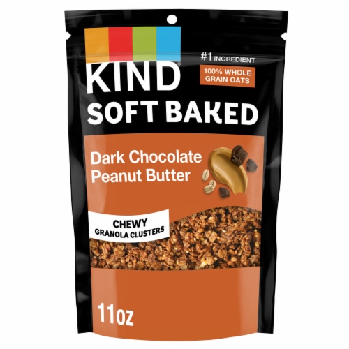 KIND Soft Baked Gluten Free Dark Chocolate Peanut Butter Granola