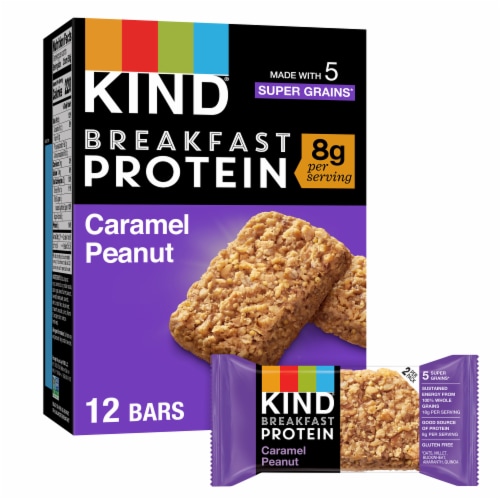 KIND Caramel Peanut Breakfast Protein Bars, 6 ct - Fred Meyer