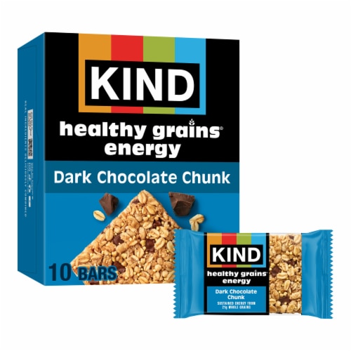 KIND Dark Chocolate Chunk Healthy Grains Energy Bars Value Pack Perspective: front