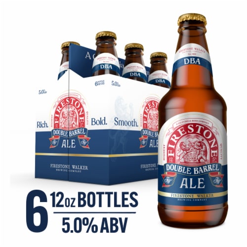 Firestone Walker Double Barrel® Ale British Pale Ale Craft Beer Pack Perspective: front