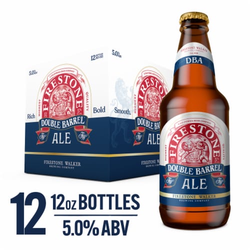 Firestone Walker Double Barrel® Ale British Pale Ale Craft Beer Pack Perspective: front
