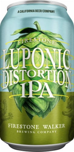 Firestone Walker Luponic Distortion IPA Beer Perspective: front