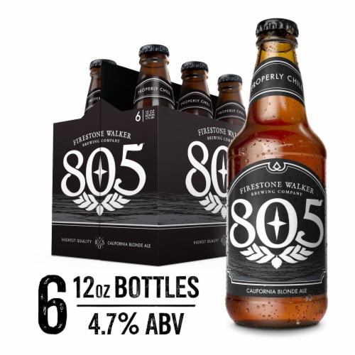 Firestone Walker Brewing 805 Ale Beer Perspective: front