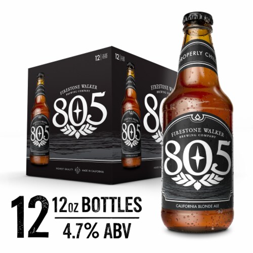 Firestone Walker 805 Original Blonde Ale Craft Beer Pack Perspective: front