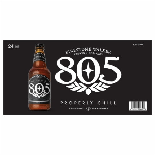 Firestone Walker 805 Original Blonde Ale Craft Beer 24 Bottles / 12 fl oz Perspective: front
