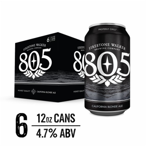 Firestone Walker 805® Original Blonde Ale Craft Beer Pack Perspective: front