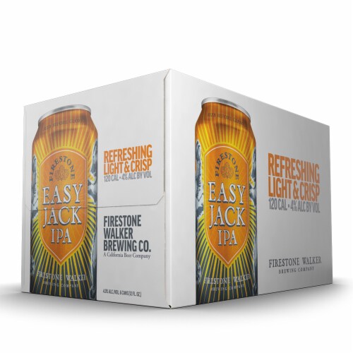 Firestone walker easy jack ipa beer 6 cans 6 cans 12 fl oz fry s