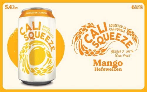 Firestone Walker Cali Squeeze Mango Hefeweizen Perspective: front