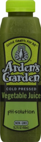 Arden's Garden pH Solution Vegetable Juice Perspective: front