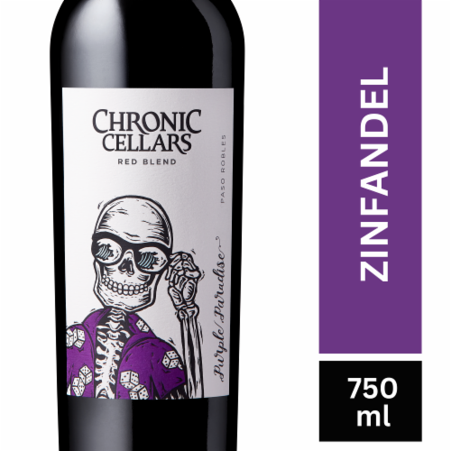 Chronic Cellars Purple Paradise Zinfandel California Red Wine Perspective: front