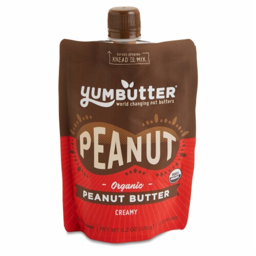 Yumbutter Organic Beanut Butter Perspective: front