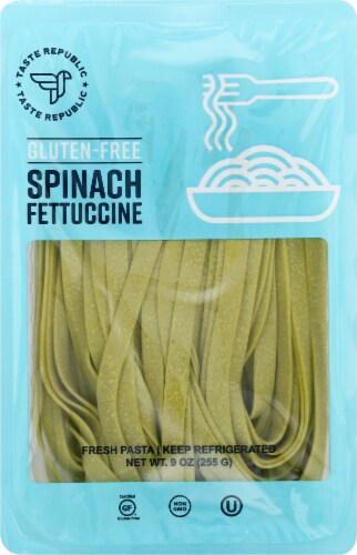 Taste Republic Fresh Gluten Free Spinach Fettuccine Pasta Perspective: front