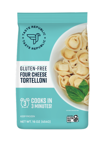 Taste Republic Gluten-Free Four Cheese Tortelloni Perspective: front