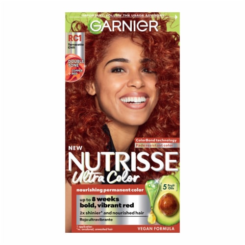 Garnier Nutrisse Ultra Color Nourishing Permanent Hair Color RC1 Terracotta Chili Perspective: front