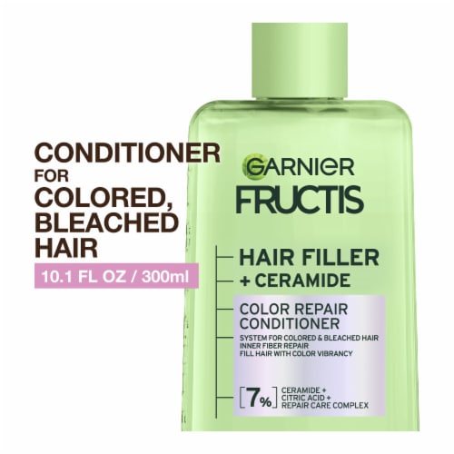 Garnier Fructis Hair Filler Color Repair Conditioner Sulfate Free for Colored & Bleached Hair Perspective: front