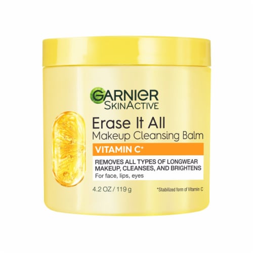 Garnier SkinActive Erase It All Makeup Cleansing Balm with Vitamin C Perspective: front