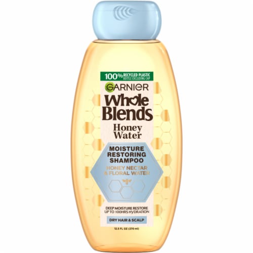 Garnier Whole Blends Honey Water Moisture Restoring Shampoo Perspective: front