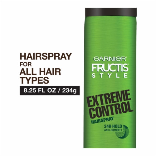 Garnier Fructis Style Extra Strong Hold Volume Anti-Humidity Hairspray Perspective: front