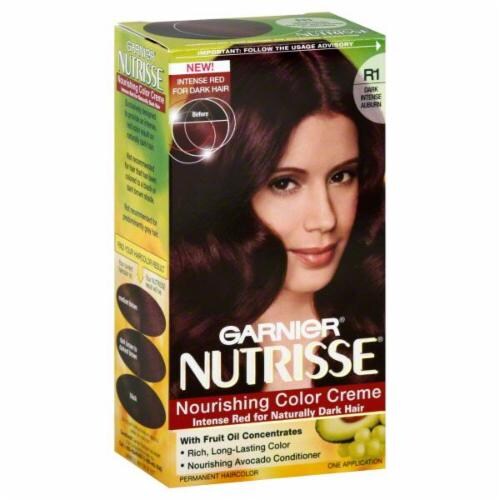Garnier Nutrisse Ultra Dark Intense Auburn R1 Hair Color, 1 Count - Kroger
