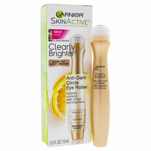 Garnier® SkinActive™ Clearly Brighter™ Light/Medium Sheer Tint Anti-Dark Circle Eye Roller Perspective: front