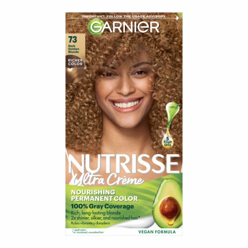 Garnier Nutrisse 73 Dark Golden Blonde Honey Dip Nourishing Hair Color  Creme,  ct - Harris Teeter