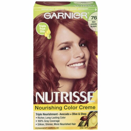 Garnier Nutrisse Rich Auburn Blonde Nourishing Color Creme, 1 Count - Ralphs