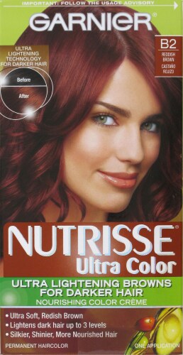 Garnier Nutrisse Ultra Color Reddish Brown B2 Hair Color, KIT - Food 4 Less