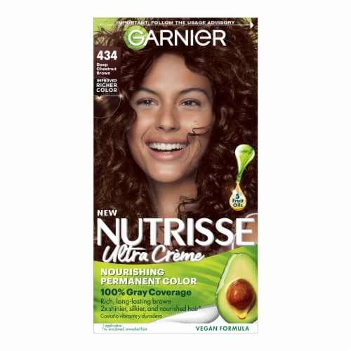 Garnier® Nutrisse® 434 Deep Chestnut Brown Hair Color, 1 ct - Mariano's