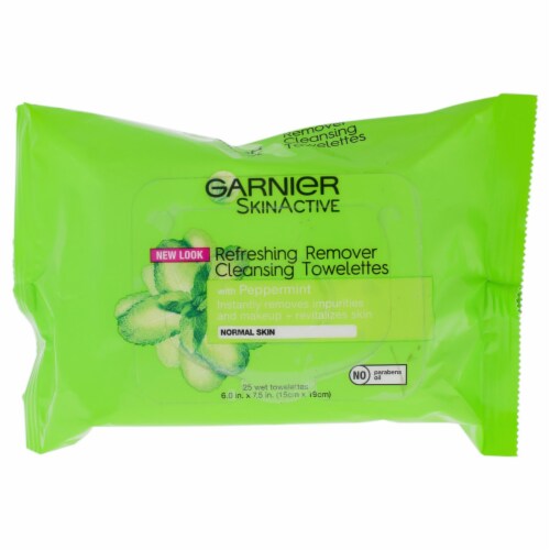 Garnier SkinActive Makeup Remover Wipes Clean+ Refreshing Perspective: front