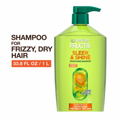 lawaai parachute Dapperheid Garnier Fructis Sleek & Shine Shampoo, 33.8 fl oz - Pay Less Super Markets